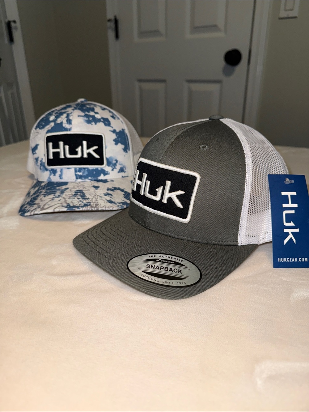 Mens HUK Snapback Hats